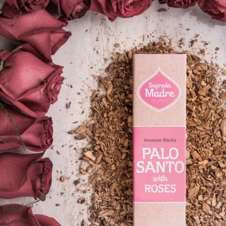 Sagrada Madre weihrauch Palo Santo with Roses