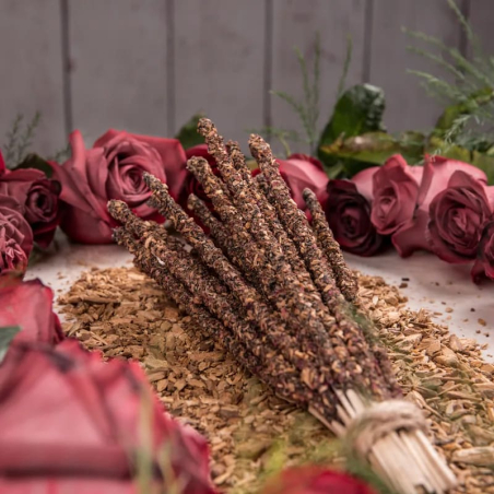 Sagrada Madre incense Palo Santo with Roses