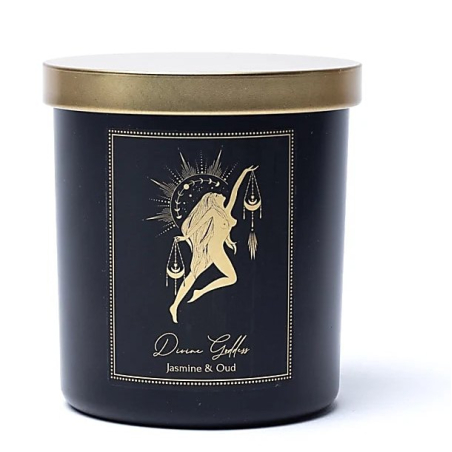 Divine Goddess Manifestation candle in glass with lid (50 hours)