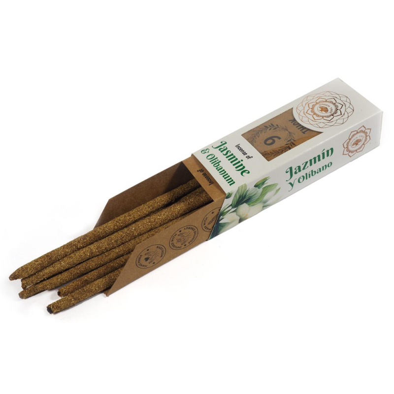Jasmine & Olibanum Botanical Incense - Green Tree