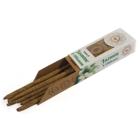 Jasmine & Olibanum Botanical Incense - Green Tree