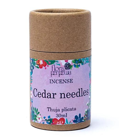 Cedar needles incense herb