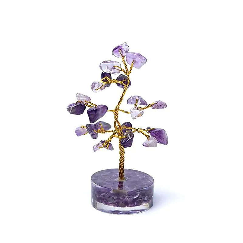 Amethyst gemstone tree 8cm
