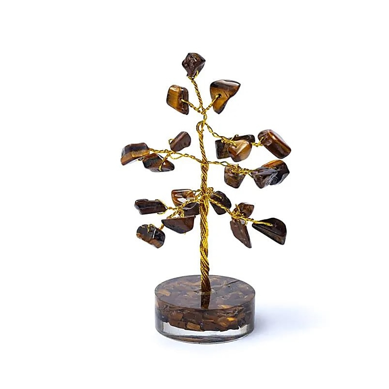 Tigerauge edelsteinbaum 8cm