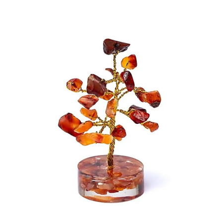 Karneol Edelsteinbaum 8cm
