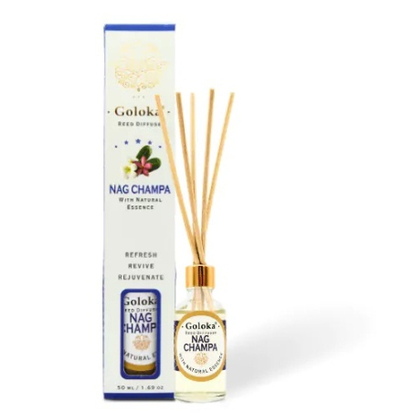 Goloka Nag Champa Rattanstäbchen Diffusor