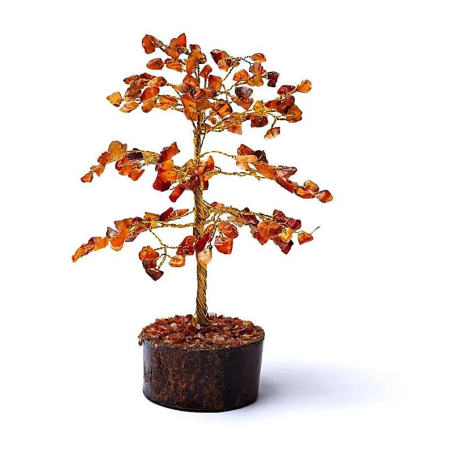 Carnelian Gemstone Tree 18cm