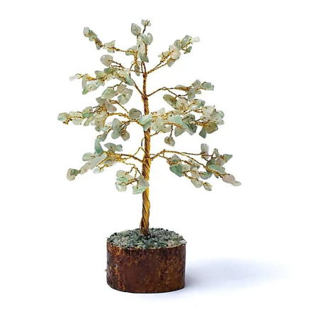 Grüne Aventurin Edelsteinbaum 18cm