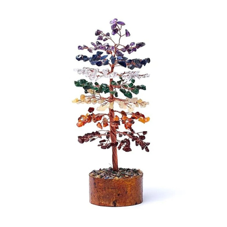 7 chakra's edelsteenboom 23cm