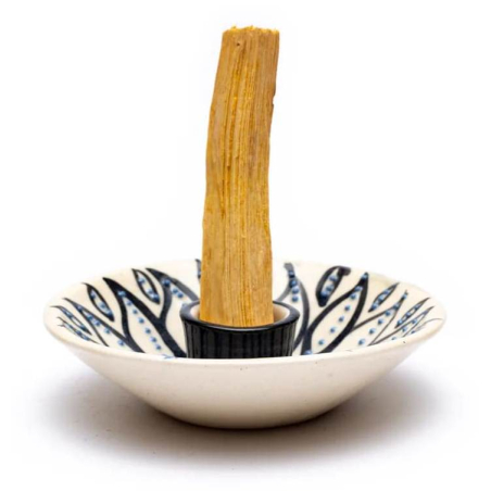 Porte encens Palo Santo blanc