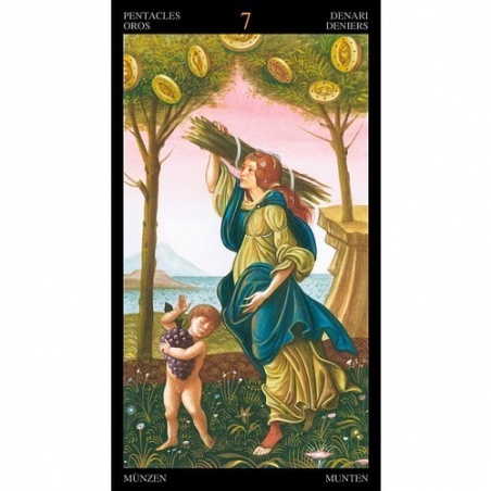 Golden Botticelli Tarot met goudopdruk