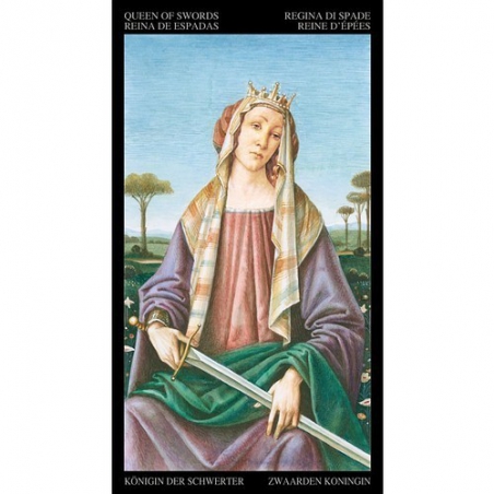 Tarot Botticelli doré avec impression en or (NL)