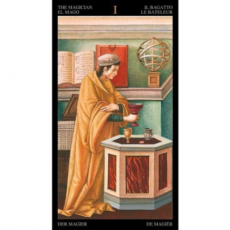 Golden Botticelli Tarot with gold print (NL)