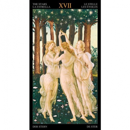 Tarot Botticelli doré avec impression en or (NL)