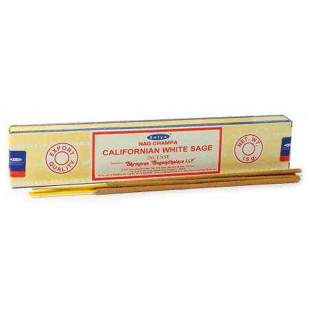 Nag Champa Californian White Sage incense - Satya