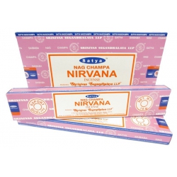 12 paquets d'encens Nag Champa Nirvana (Satya)