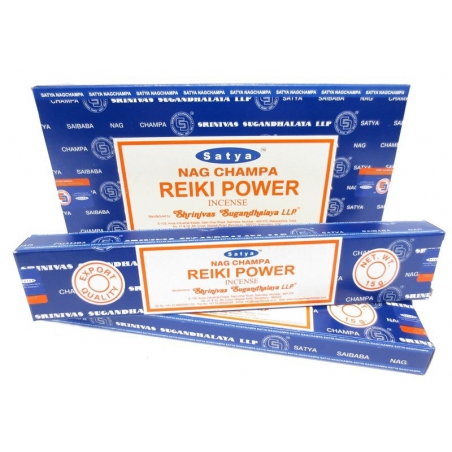 12 packs of Nag Champa Reiki Power incense (Satya)