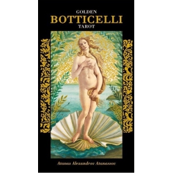 Tarot Botticelli doré avec impression en or (NL)