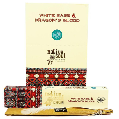 White Sage & Dragon's Blood incense - Native Soul