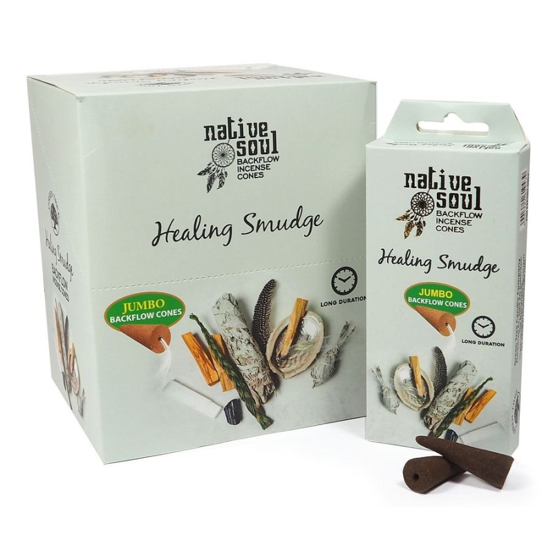 Healing Smudge backflow incense cones - Native Soul