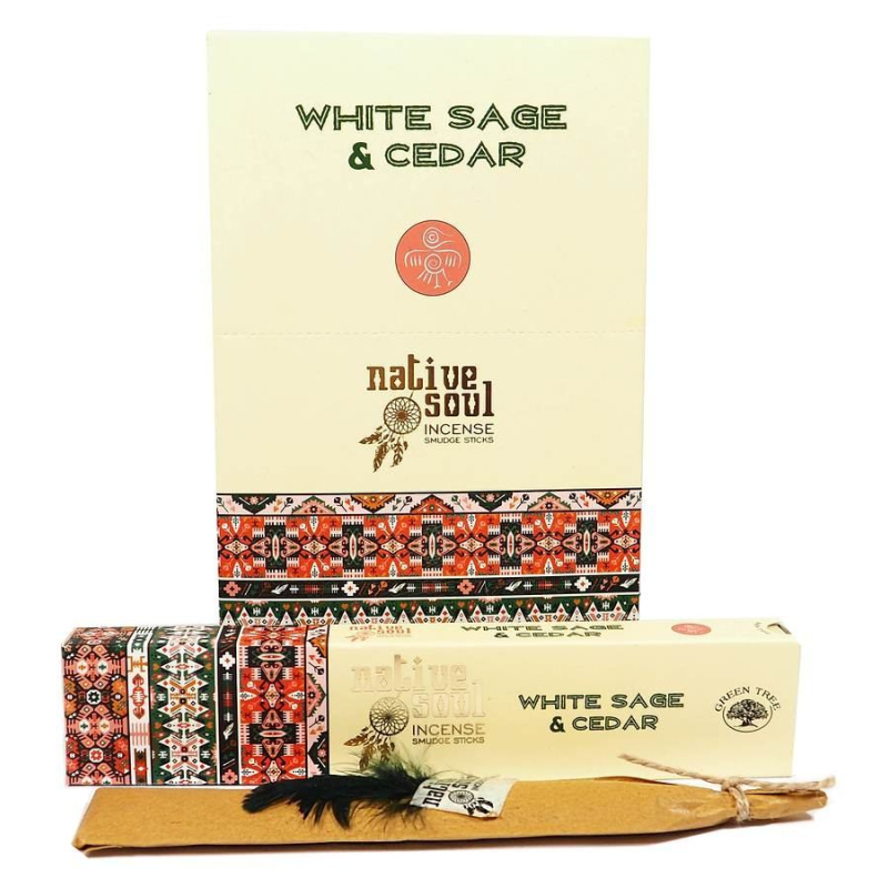 White Sage & Cedar incense - Native Soul