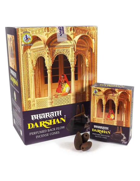 Bharath Darshan Rückfluss Räucherkegel