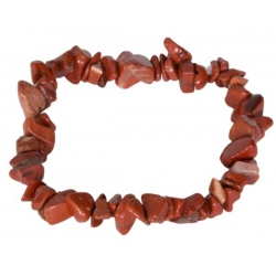 bracelet de pierres précieuses - Jaspe rouge