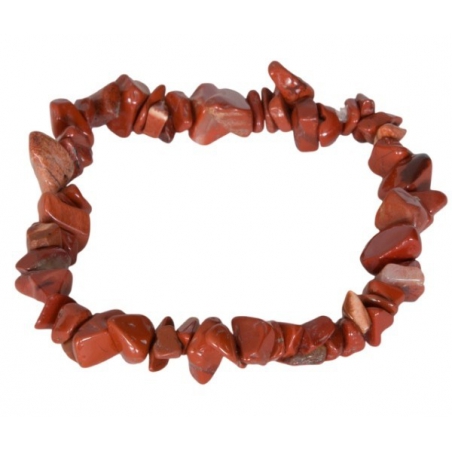 Gemstone split bracelet-red Jasper