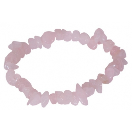 Rose Quartz Gemstone split bracelet