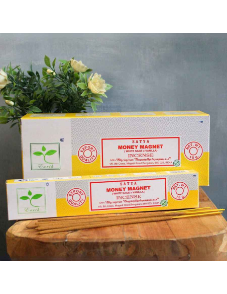 Money Magnet Weihrauch White Sage & Vanilla - Satya