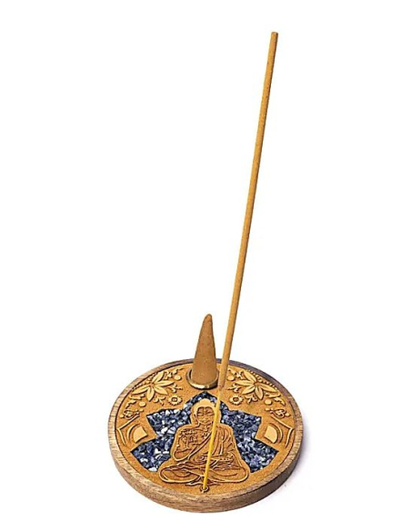 Porte-encens et cône Buddha Sodalite