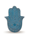 Incense and cone holder Hand of Fatima Turquoise