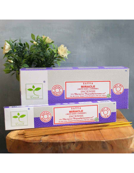 Miracle wierook Sage & Lavender - Satya