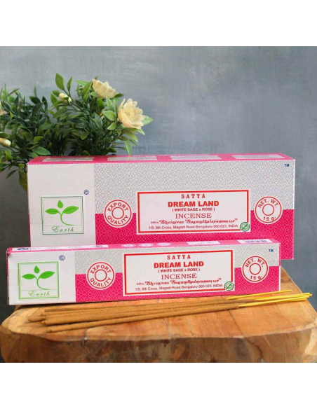 Dream Land Incense White Sage & Rose - Satya