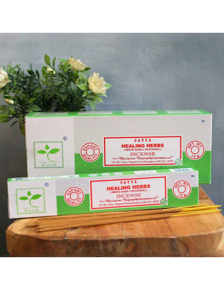 Healing Herbs wierook White Sage & Patchouli - Satya