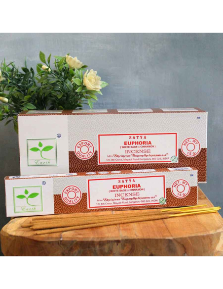 Euphoria wierook White Sage & Cinnamon - Satya
