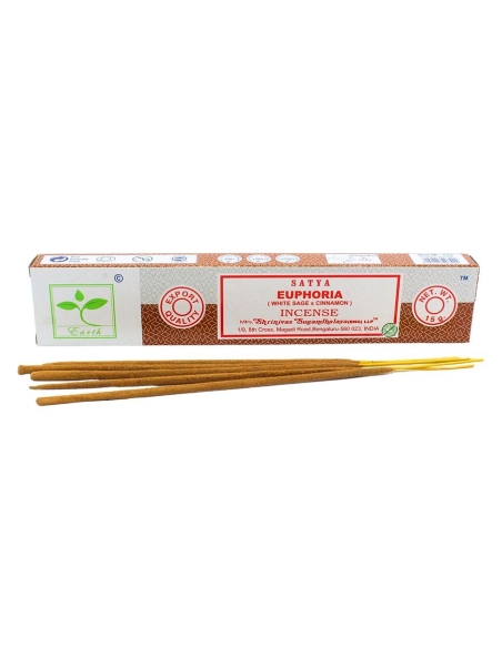 Euphoria Incense White Sage & Cinnamon - Satya