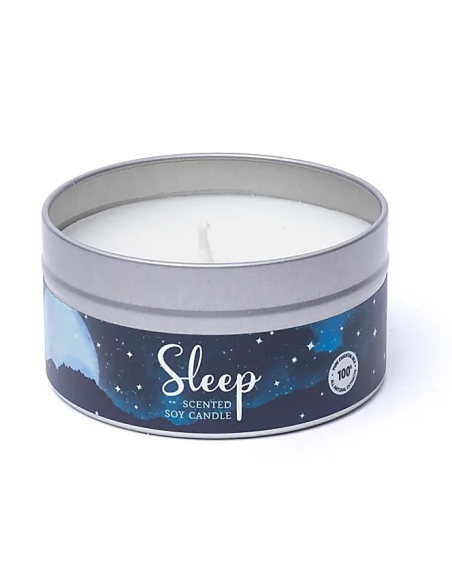 Sleep soy scented candle in tin Song of India