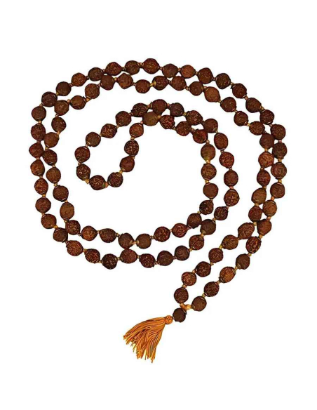 Malaketting 108 Rudraksha kralen