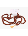 Chaîne de mala 108 perles Rudraksha