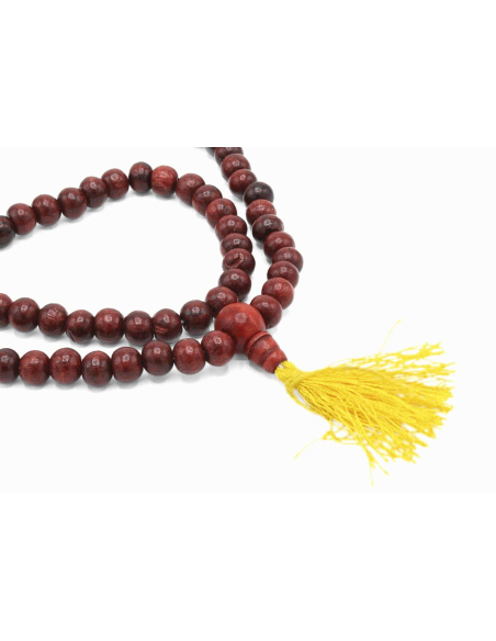 Chaîne de mala 108 perles Rosewood