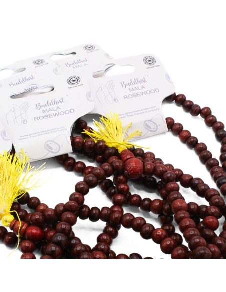 Mala Kette Rosewood 108 Perlen