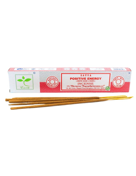 Positive Energy Incense White Sage & Oudh - Satya