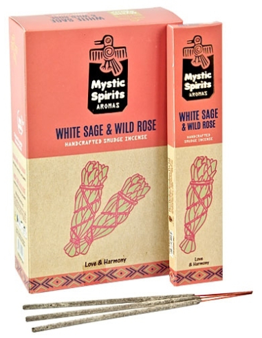 Encens White Sage & Wild Rose - Mystic Spirits Aromas