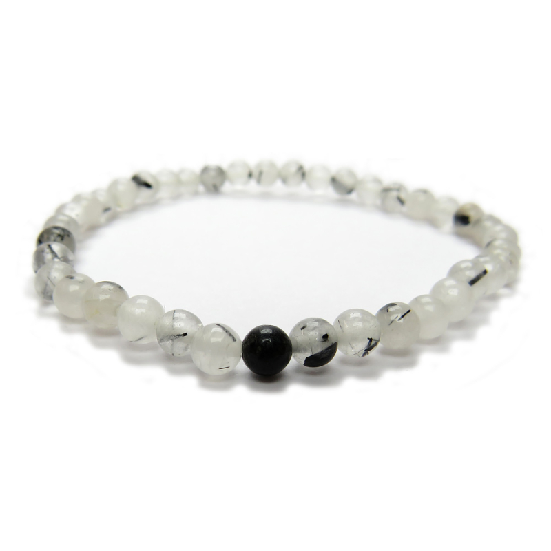 Turmalinquarz Armband 4mm