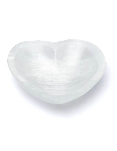 Selenite Heart Shaped Bowl