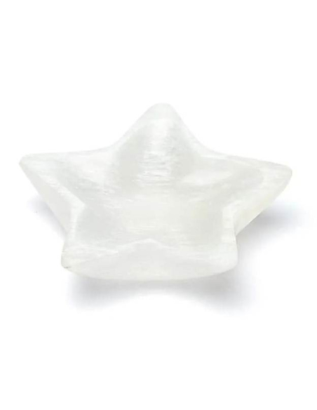 Selenite Star Shaped Bowl