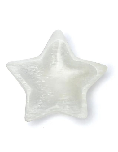 Selenite Star Shaped Bowl