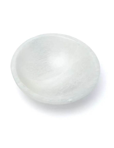 Selenite round Bowl 12 cm