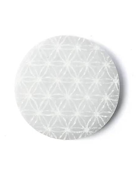Selenite Charging Plate Flower of Life